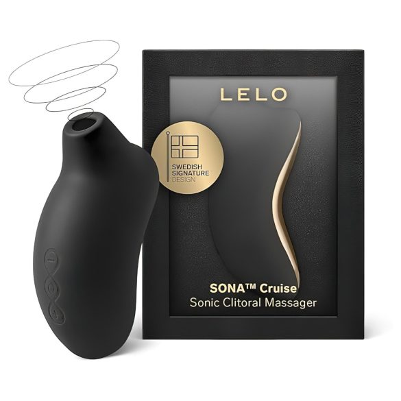 LELO Sona Cruise - stimulateur clitoridien à ondes sonores (noir)