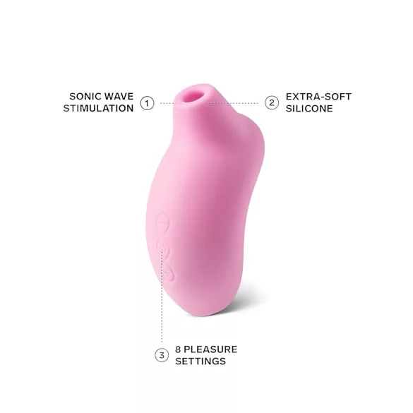 LELO Sona - stimulateur clitoridien à ondes soniques - silicone rose