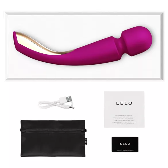 LELO - wand vibrant rechargeable grande taille - silicone violet