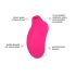 LELO Sona 2 - stimulateur clitoridien à ondes sonores (cerise)