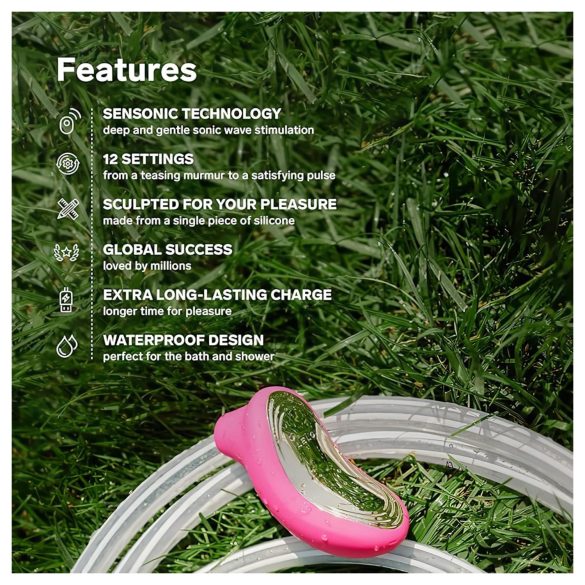 LELO - stimulateur clitoridien à ondes soniques - cerise