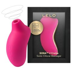   LELO Sona 2 Cruise - stimulateur clitoridien à ondes sonores (cerise)
