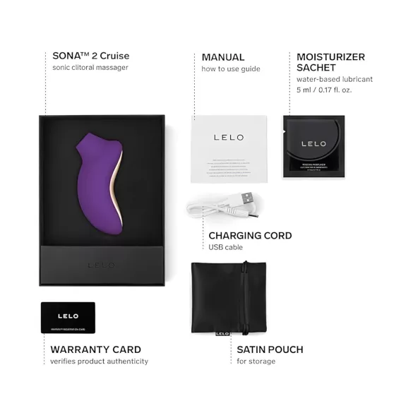 LELO - Stimulateur clitoridien à ondes soniques - violet