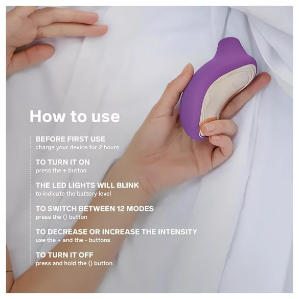 LELO Sona 2 - stimulateur clitoridien à ondes soniques - violet