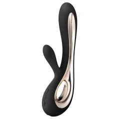   LELO Soraya 2 - vibrateur rechargeable étanche avec bras clitoridien (noir)