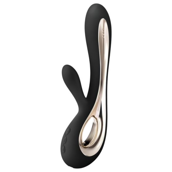 LELO Soraya 2 - vibrateur rechargeable étanche avec bras clitoridien (noir)