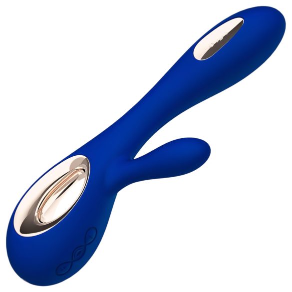 LELO Soraya Wave - vibromasseur rabbit vibrant rechargeable - silicone bleu