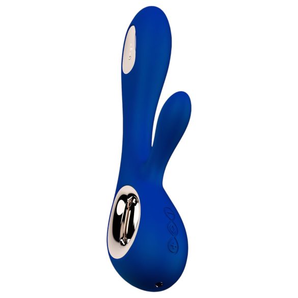 LELO Soraya Wave - vibromasseur rabbit vibrant rechargeable - silicone bleu