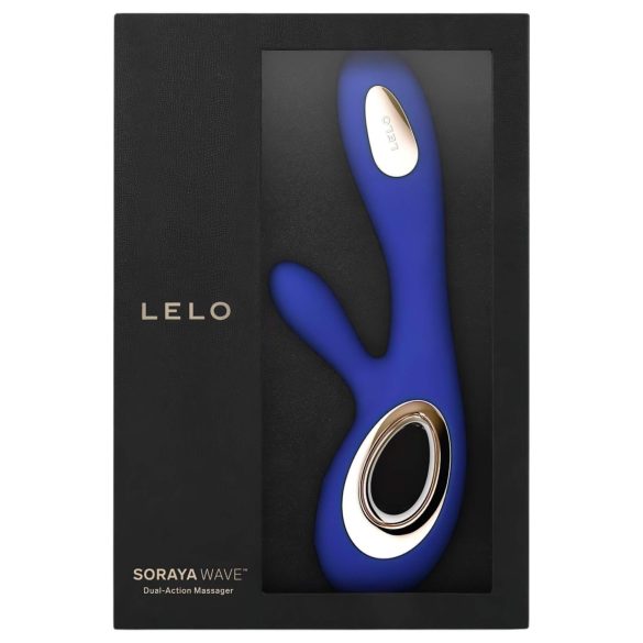 LELO Soraya Wave - vibromasseur rabbit vibrant rechargeable - silicone bleu