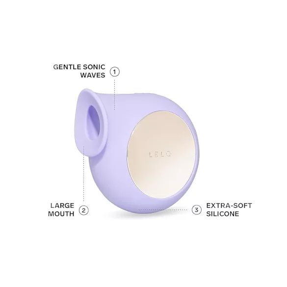 LELO Sila - stimulateur clitoridien à ondes sonores étanche - violet