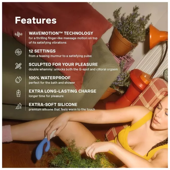 LELO Ina Wave 2 - vibromasseur rechargeable étanche - violet