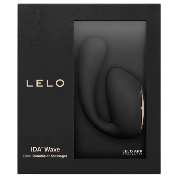 LELO Ida Wave - Vibromasseur rotatif vibrant contrôlé par application (noir)