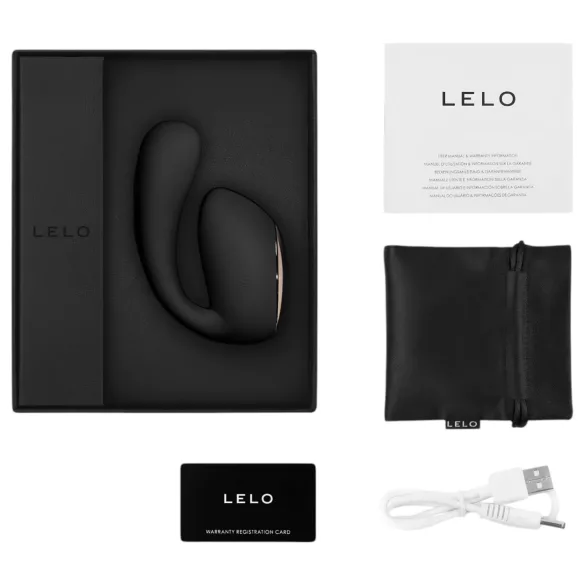 LELO Ida Wave - Vibromasseur rotatif vibrant contrôlé par application (noir)