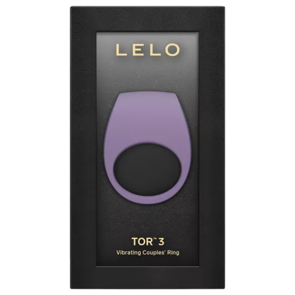 LELO Tor 3 - Anneau pénien vibrant contrôlé par application, pour hommes (violet)