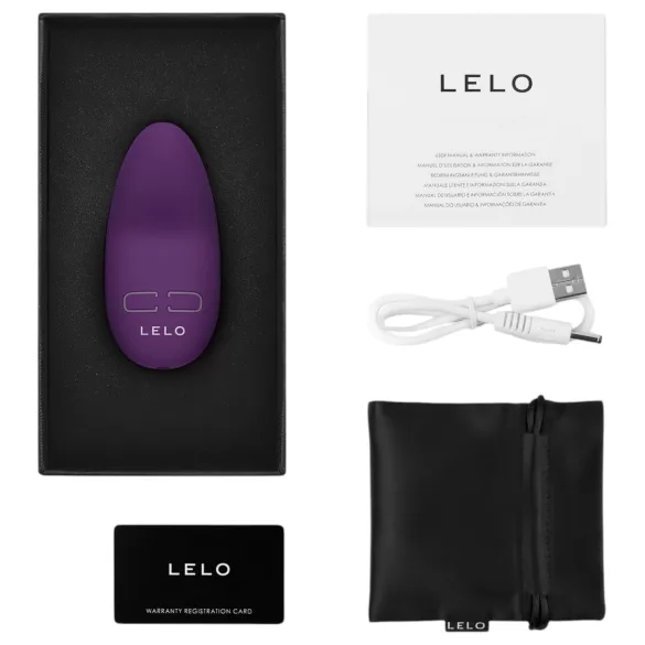 LELO Lily 3 - vibromasseur clitoridien rechargeable étanche - violet foncé