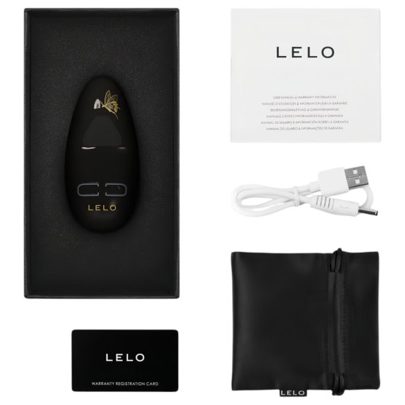 LELO Nea 3 - vibromasseur clitoridien étanche rechargeable (noir)