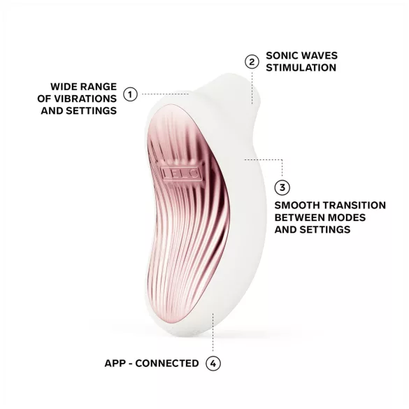 LELO Sona 3 - stimulateur clitoridien par ondes sonores - blanc