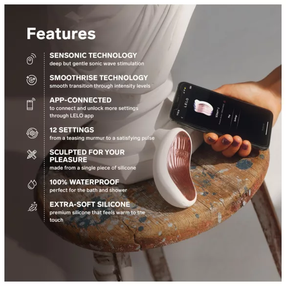 LELO Sona 3 - stimulateur clitoridien par ondes sonores - blanc