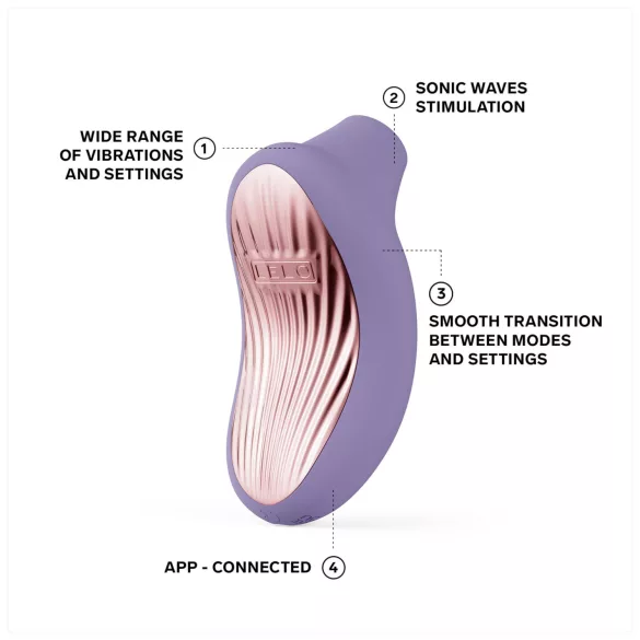 LELO - stimulateur clitoridien à ondes sonores - lavande