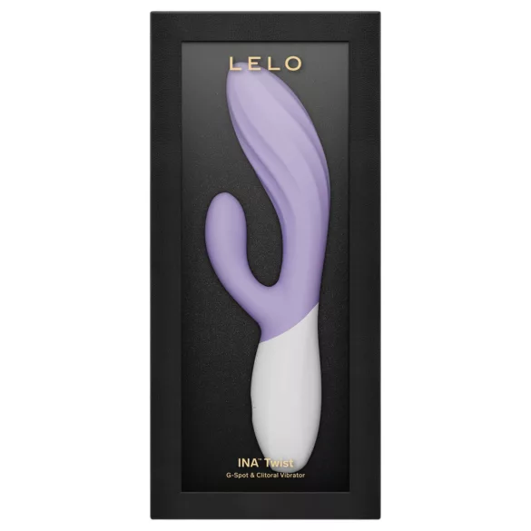 LELO INA Twist - vibromasseur pour point G avec bras clitoridien, contrôlé par application (violet)