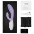 LELO INA Twist - vibromasseur pour point G avec bras clitoridien, contrôlé par application (violet)