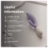 LELO INA Twist - vibromasseur pour point G avec bras clitoridien, contrôlé par application (violet)