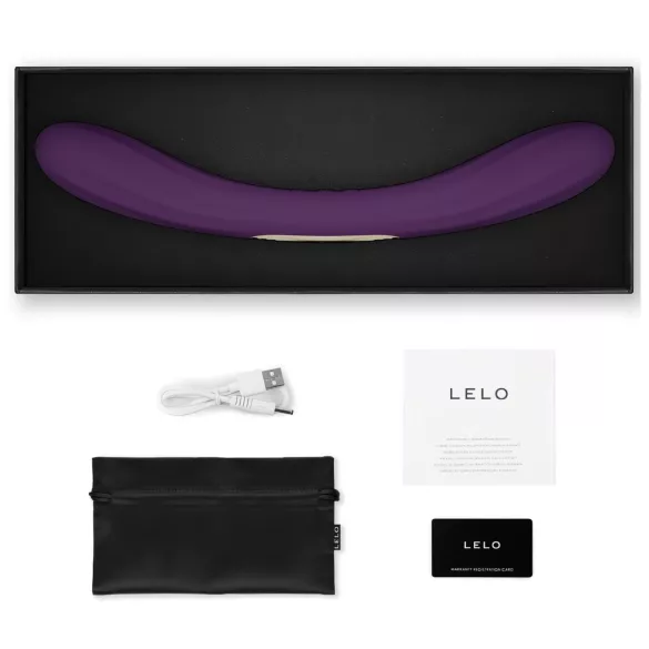 LELO Boomerang - vibromasseur double extrémité (violet)