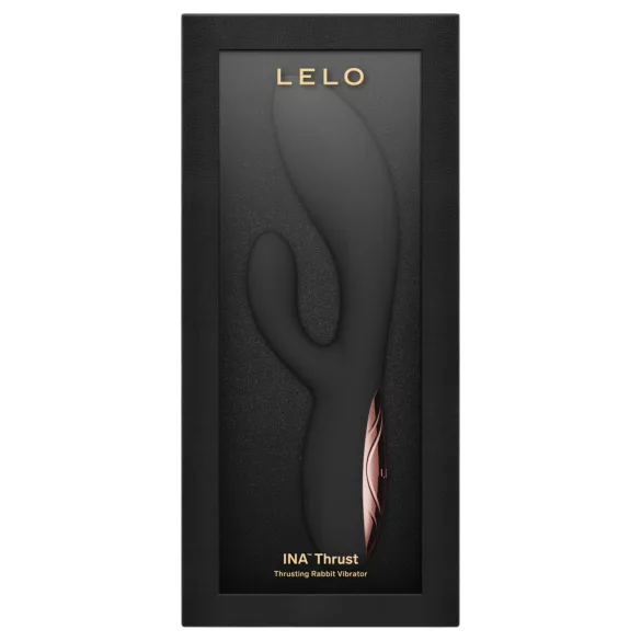 LELO - INA Thrust, gode rabbit à va-et-vient (noir)