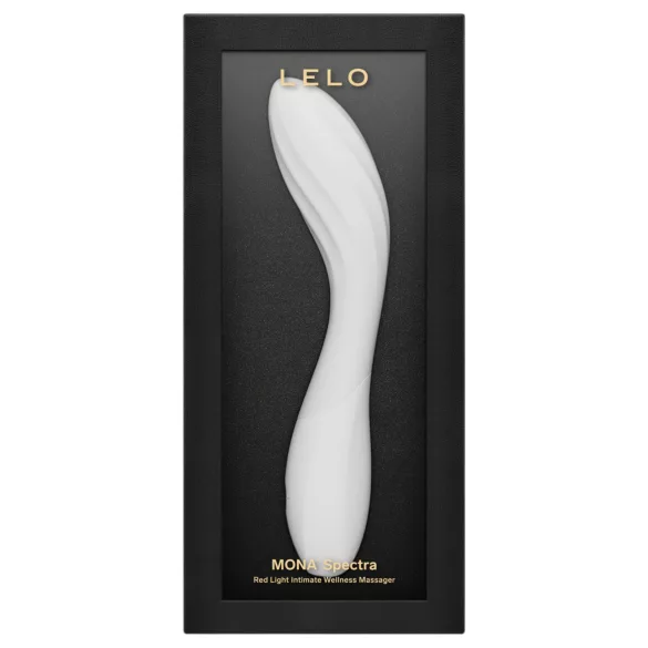 LELO Mona Spectra - vibromasseur intelligent pour point G avec lumière LED (blanc)