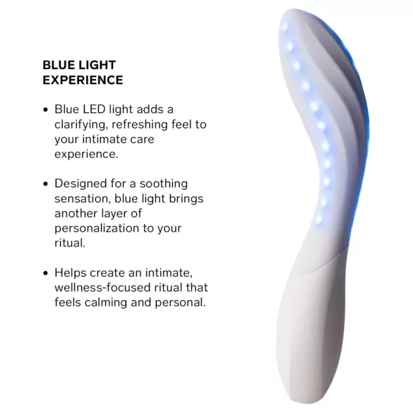 LELO Mona Spectra - vibromasseur intelligent pour point G avec lumière LED (blanc)