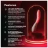 LELO Mona Spectra - vibromasseur intelligent pour point G avec lumière LED (blanc)
