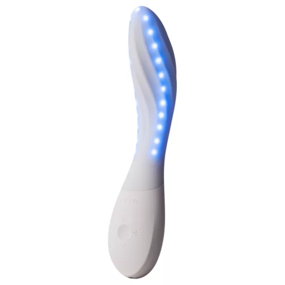 LELO Mona Spectra - vibromasseur intelligent pour point G avec lumière LED (blanc)
