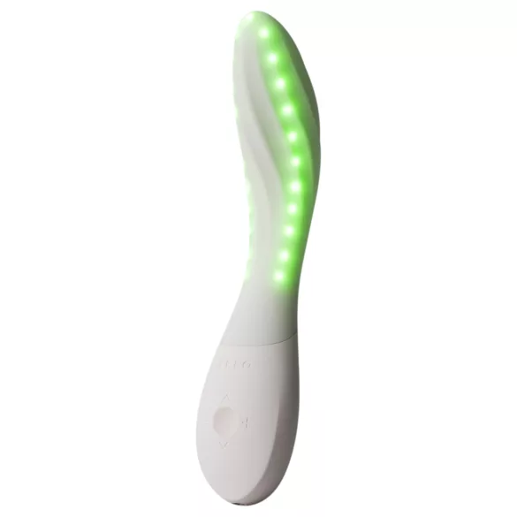 LELO Mona Spectra - vibromasseur intelligent pour point G avec lumière LED (blanc)