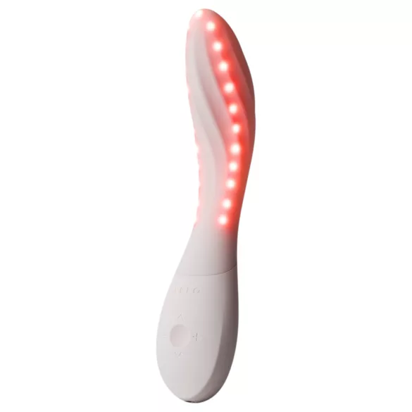LELO Mona Spectra - vibromasseur intelligent pour point G avec lumière LED (blanc)