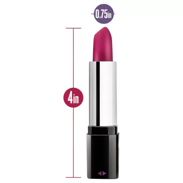 Rouge à lèvres Blush Rosé - vibromasseur rouge à lèvres (noir-rose)