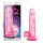 Doux et Dur 4 - Dildo ventouse avec testicules (rose)