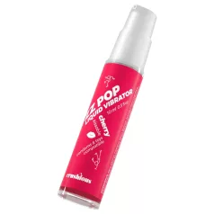   Crushious ZZ POP - vibromasseur liquide comestible, cerise (10 ml)