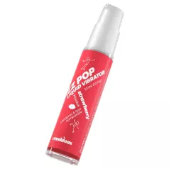   Crushious ZZ POP - vibromasseur liquide comestible, fraise (10 ml)