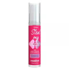   Crushious Steal My Kisses - lubrifiant aromatisé, fraise‑champagne (10 ml)