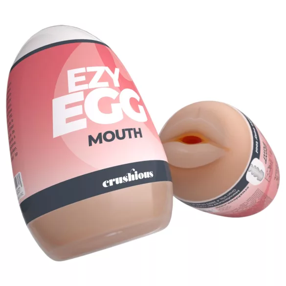 Crushious Ezy Egg Mouth - œuf masturbateur (couleur chair)