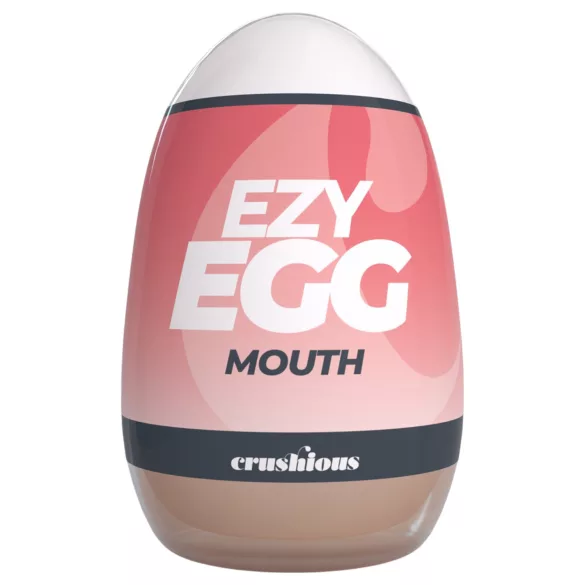 Crushious Ezy Egg Mouth - œuf masturbateur (couleur chair)