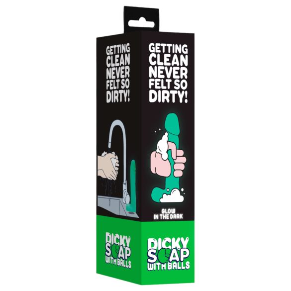 Dicky - savon pénis lumineux avec testicules - 265g