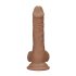 RealRock Dong 7 - réaliste, couilles, 17cm - naturel foncé