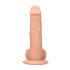 RealRock Dong 8 - Dildo réaliste avec testicules (20cm) - naturel
