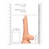 RealRock Dong 8 - Dildo réaliste avec testicules (20cm) - naturel