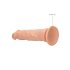 RealRock Dong 10 - dildo réaliste (25 cm) - naturel