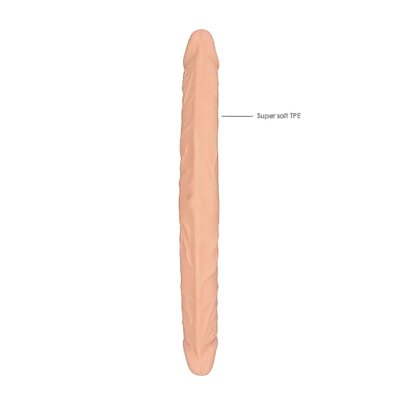 RealRock - gode double pénétration 36cm - réaliste couleur chair