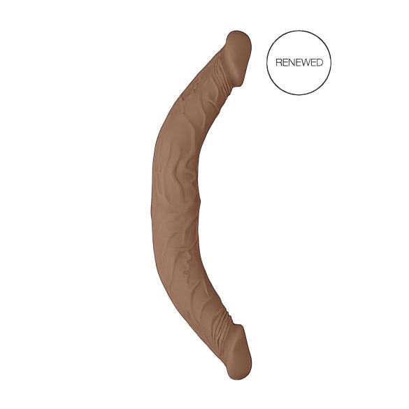 RealRock Double Dong 14" - Double Dildo (36cm) - Naturel Foncé