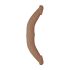 RealRock Double Dong 14" - Double Dildo (36cm) - Naturel Foncé