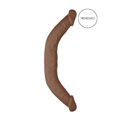 RealRock Double Dong 18 - double dong (46cm) - brun foncé